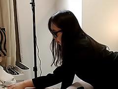 Sultry hot Stacy Stone gets spit roasted and coated in a creamy sauce