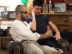 Sexy slave Scarlett Pain wildly slurps aa massive cock in her steamy hot mouth
