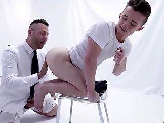 Sexy Twink Markus Hot Foreskin Jerking Off