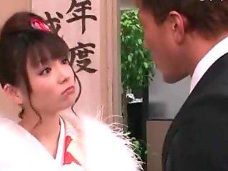 Japanese Suntan Vikini Teen gets Creampied by 2 Masseur 3-4