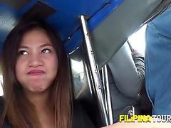 Giggly teen in braces unprepared for fast hard fuck